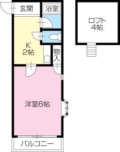 ロフトハウス城南 201【間取図】 020101 (ロフトハウス城南.jpg)