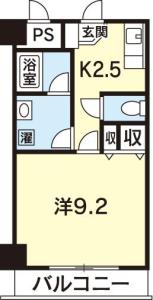 エスポワール弐番館（沖洲） 206【間取図】 999999 (2085.jpg)